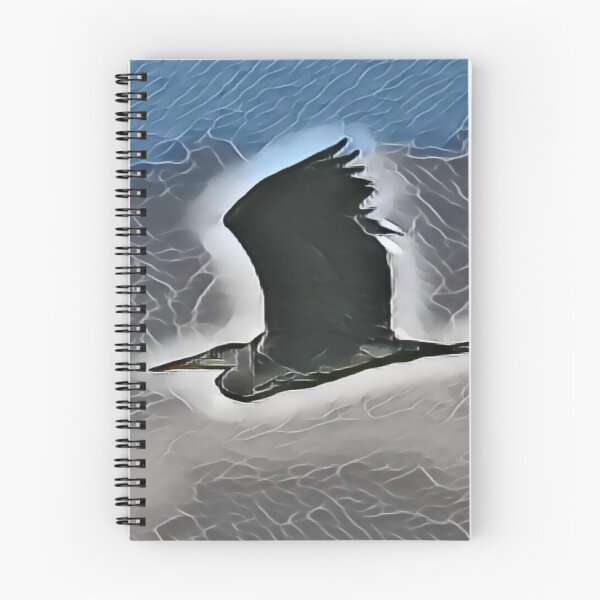 Item preview, Heron In Flight In Gemstone designed and sold by Fearless-Fox.