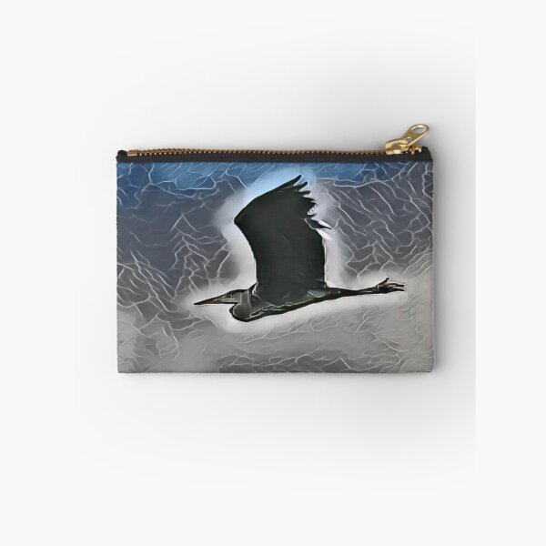 Item preview, Heron In Flight In Gemstone designed and sold by Fearless-Fox.