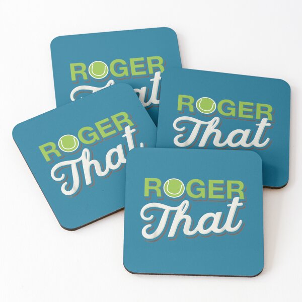 Item preview, Roger that - Funny Tennis    designed and sold by baxtersaul5362.