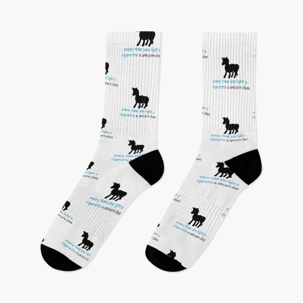 Item preview, Every Time You Light A Cigarette A Unicorn Dies  designed and sold by the--best-art.