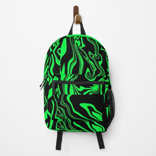 Item preview, Green black Waves designed and sold by awsomepatterns.