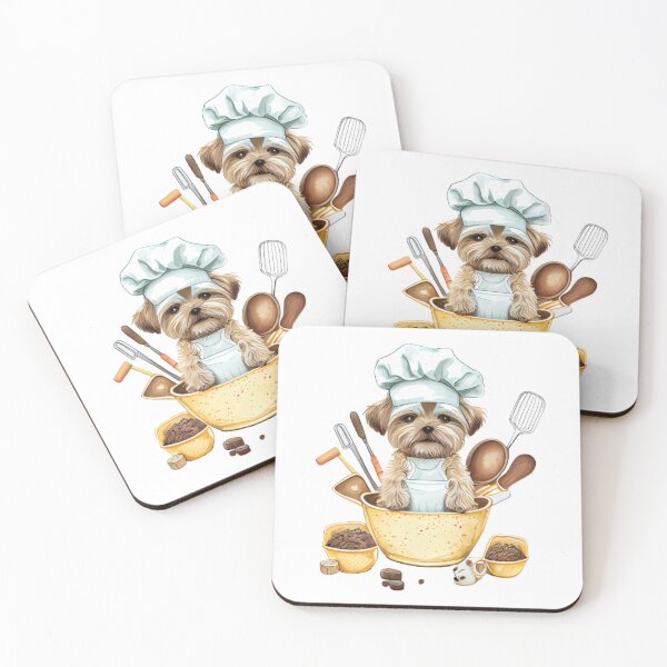 Item preview, Baking Up a Storm: Furry BFF's Culinary Canine Print is the Best Recipe for Adorable Decor designed and sold by Furry-BFF.