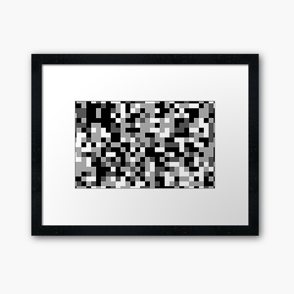 The First Color is Black (#089) Framed Art Print