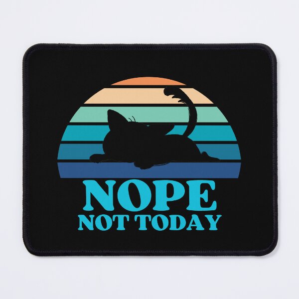 Item preview, funny lazy bored cat for cat mom cat dad cat lover no meme designed and sold by McThingummy.