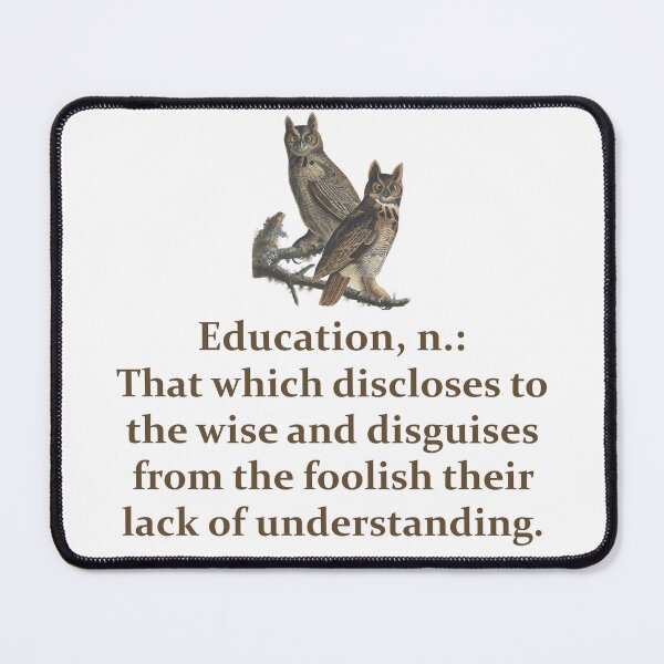 Item preview, Education Noun - Education Quote   designed and sold by CrankyOldDude.