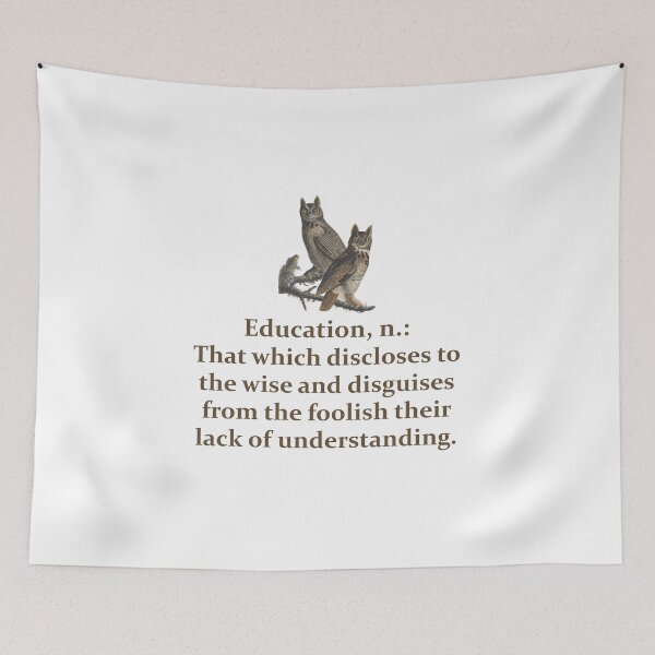 Aperçu de l'œuvre Education Noun - Education Quote créée et vendue par CrankyOldDude.