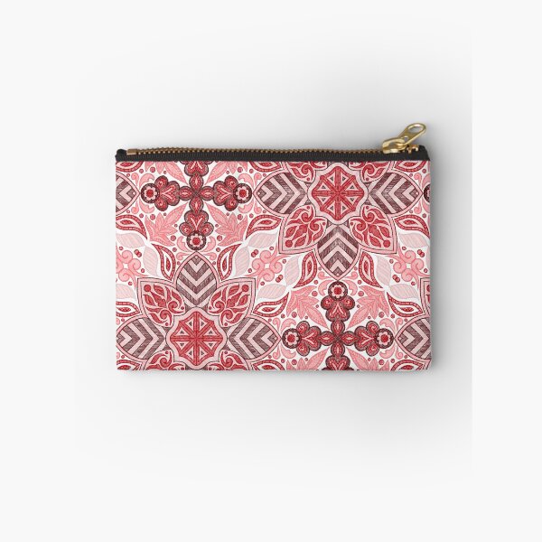 Item preview, Floral Mandala Digital Drawing Pattern - Red with White Background designed and sold by SemDesigns1.
