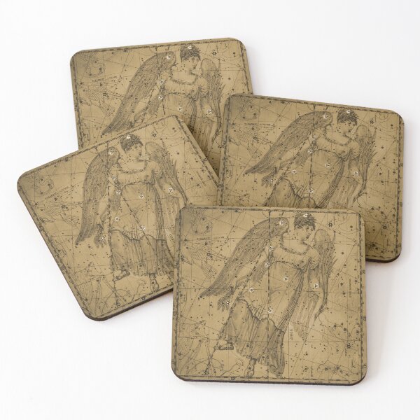 Item preview, Virgo Zodiac Constellation Star Map, Tan designed and sold by notsweettea.
