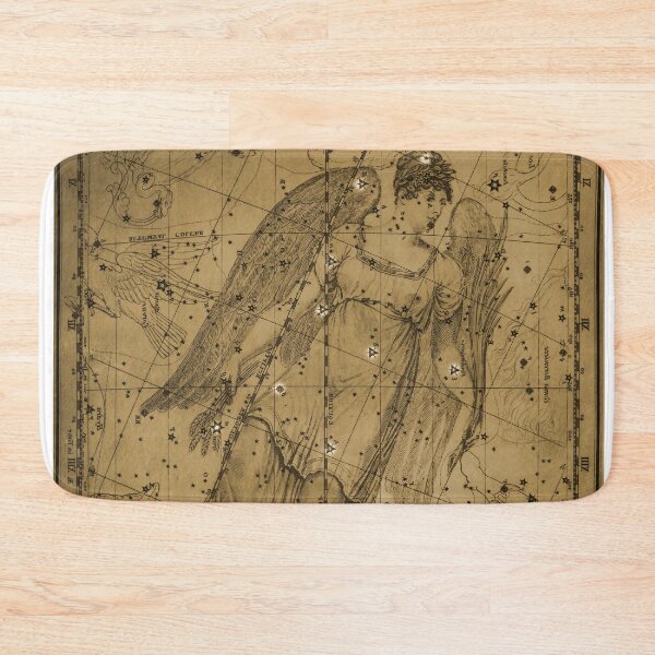 Item preview, Virgo Zodiac Constellation Star Map, Tan designed and sold by notsweettea.