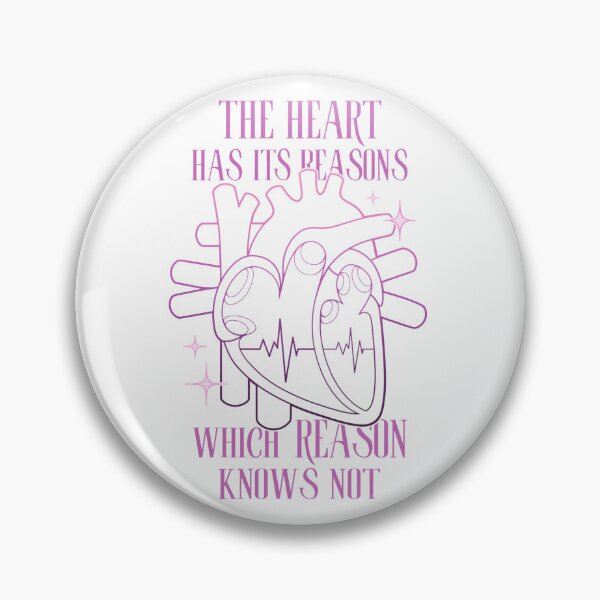 Item preview, The Heart Has Its Reasons Which Reason Knows Not (Human Heart Purple Gradient) designed and sold by ObsidianDaz.