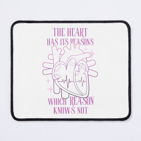 Item preview, The Heart Has Its Reasons Which Reason Knows Not (Human Heart Purple Gradient) designed and sold by ObsidianDaz.