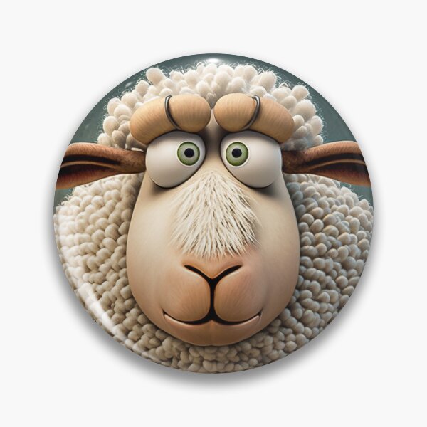 Item preview, caricature of a sheep designed and sold by Dimitri Haeck.