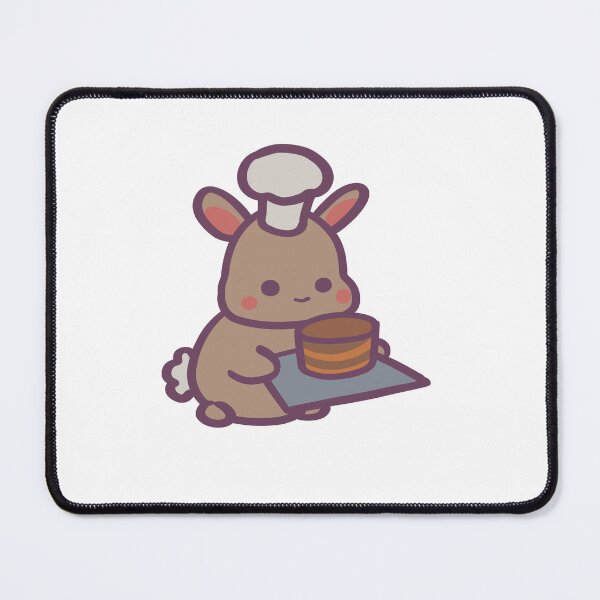 Item preview, Cute Bunny Chef Bakes a Cake designed and sold by ThumboArtBumbo.