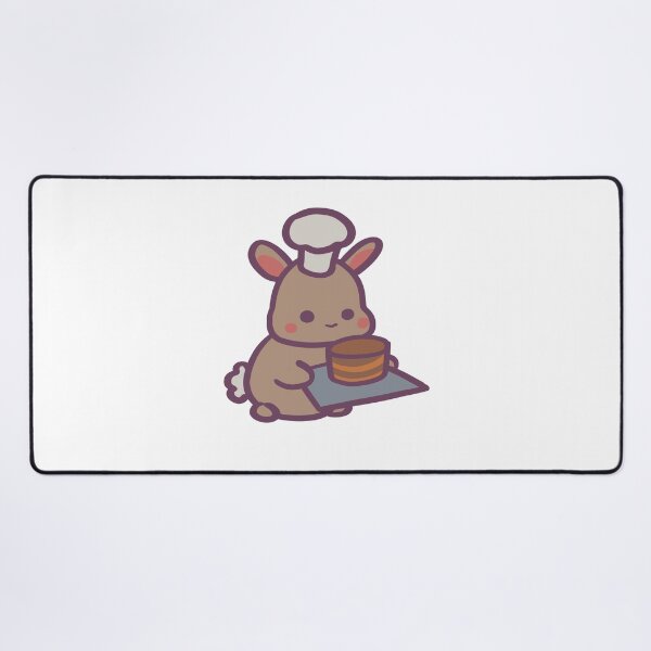 Item preview, Cute Bunny Chef Bakes a Cake designed and sold by ThumboArtBumbo.