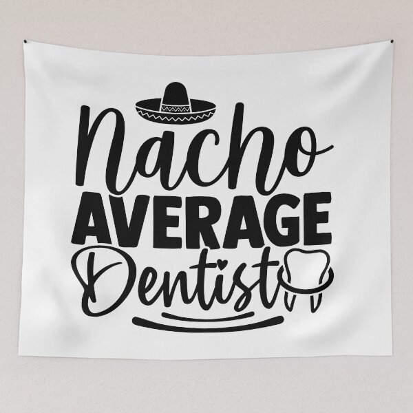 Item preview, NACHO AVERAGE DENTIST designed and sold by SticerOcean.