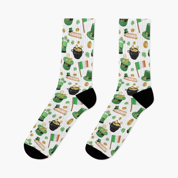 Item preview, Happy St.Patricks Day Irish shamrock seamless pattern designed and sold by portrait4you.