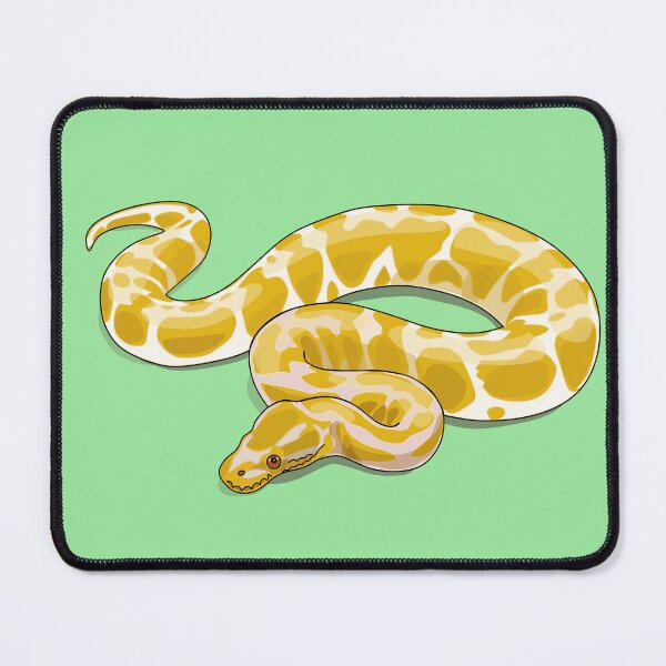 Item preview, Burmese python snake cartoon illustration designed and sold by Misscartoon.