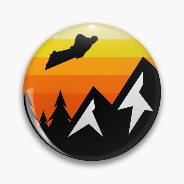 Item preview, Wingsuit flying Base Jumping Skydiving Mountains Peak designed and sold by TastefulTees.