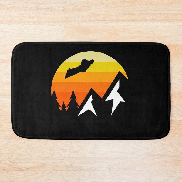 Item preview, Wingsuit flying Base Jumping Skydiving Mountains Peak designed and sold by TastefulTees.