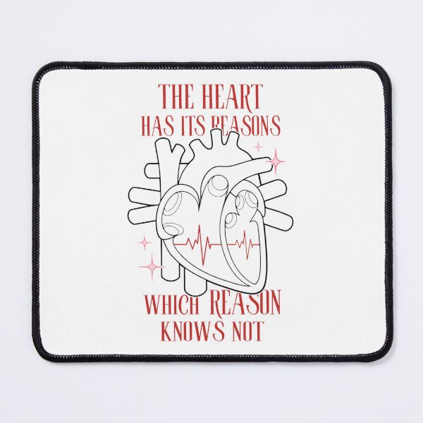 Item preview, The Heart Has Its Reasons Which Reason Knows Not (Human Heart in Black and Red) designed and sold by ObsidianDaz.