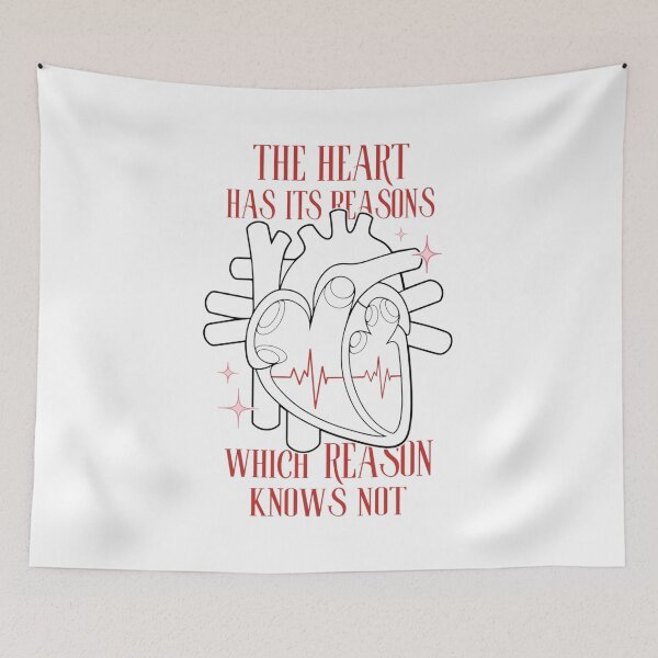 Item preview, The Heart Has Its Reasons Which Reason Knows Not (Human Heart in Black and Red) designed and sold by ObsidianDaz.
