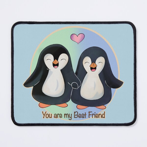 Item preview, You are my Best Friend - Pinguins holding hands designed and sold by Art-by-Denise.