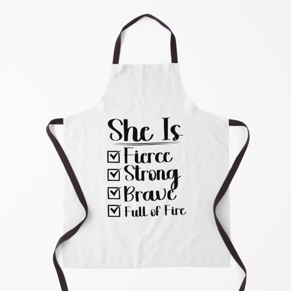 Item preview, She Is Fierce Strong Brave Full Of Fire, Empower Women, Boss Lady Checklist Gift for International Womens Day designed and sold by Eddyed.