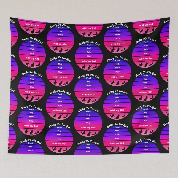 Item preview, Daily To Do List Cat designed and sold by CeeLeeGifts.