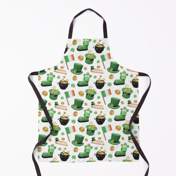 Item preview, Happy St.Patricks Day Irish shamrock seamless pattern designed and sold by portrait4you.