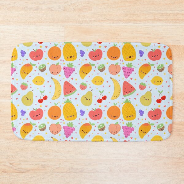 Item preview, Kawaii fruits pattern  designed and sold by Yarafantasyart.