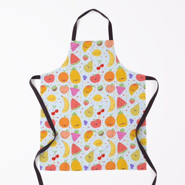Item preview, Kawaii fruits pattern  designed and sold by Yarafantasyart.