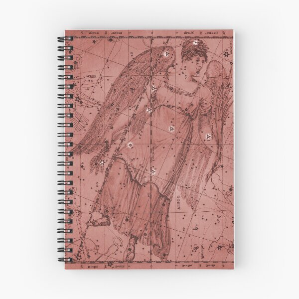 Item preview, Virgo Zodiac Constellation Star Map, Red designed and sold by notsweettea.