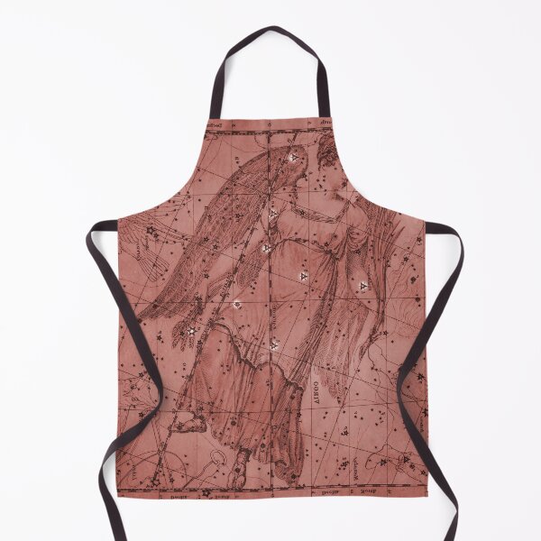 Item preview, Virgo Zodiac Constellation Star Map, Red designed and sold by notsweettea.