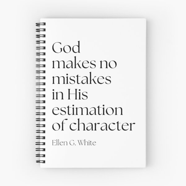 Item preview, Ellen G. White Christian quotes about God's judgment - inspirational text  designed and sold by GraphicDream.