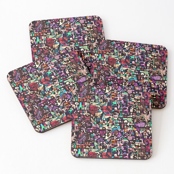 Item preview, "Njaxas "- abstract patchwork; Baye Fall Inspired African Textile Design designed and sold by Tony Cisse.