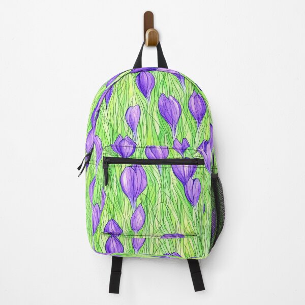 Item preview, Seamless pattern. Crocus little flowers, watercolor art designed and sold by evk-art.