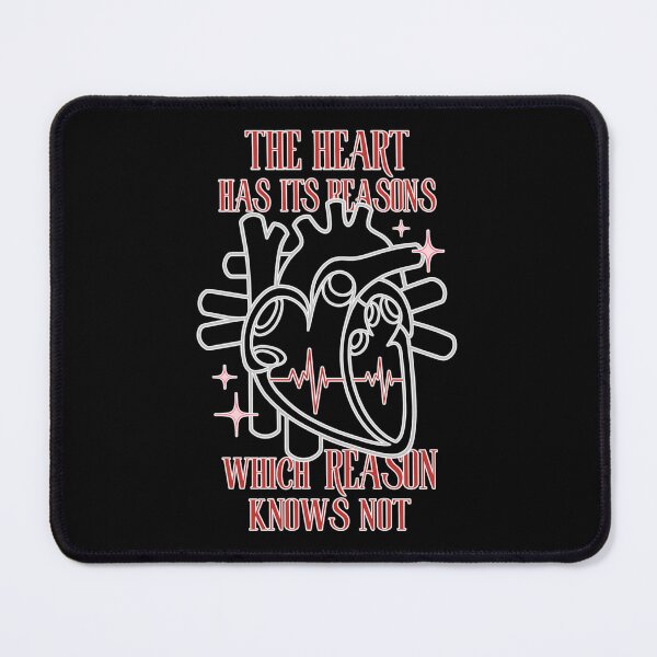 Item preview, The Heart Has Its Reasons Which Reason Knows Not (Human Heart in Grey and Red) designed and sold by ObsidianDaz.