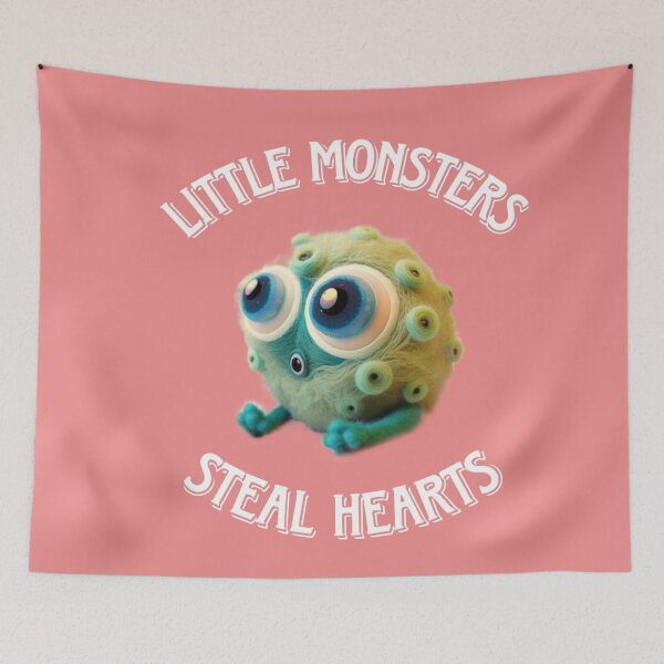 Item preview, Little Monsters Steal Hearts designed and sold by Basunat.