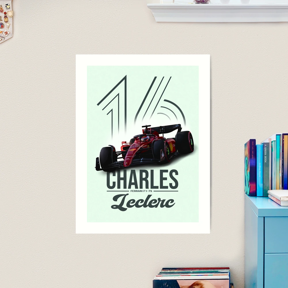 Charles Leclerc Ferrari F1-75 Poster
