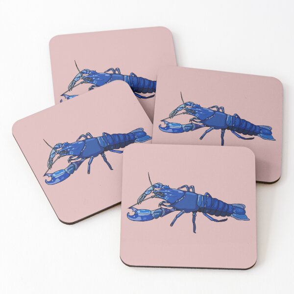 Item preview, Blue marron crayfish cartoon illustration designed and sold by Misscartoon.