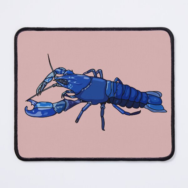 Item preview, Blue marron crayfish cartoon illustration designed and sold by Misscartoon.