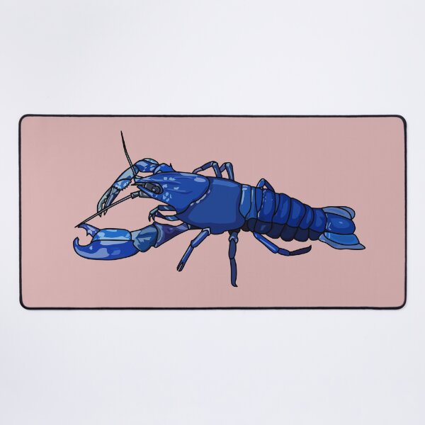 Item preview, Blue marron crayfish cartoon illustration designed and sold by Misscartoon.