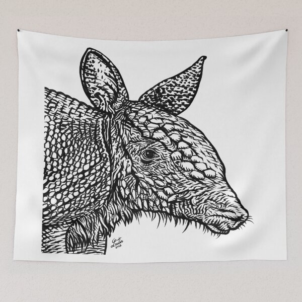 Item preview, ARMADILLO ink portrait .1 designed and sold by lautir.