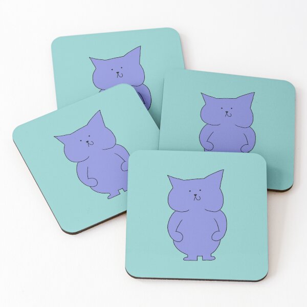 Item preview, cat purple  designed and sold by kangbrr.