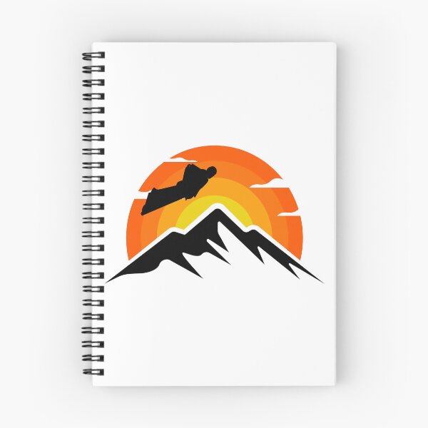 Item preview, Wingsuit flying Base Jumping Skydiving Mountains Peak designed and sold by TastefulTees.