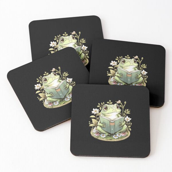 Item preview, Cute Cottagecore Floral Frog Aesthetic designed and sold by bretportmarow.
