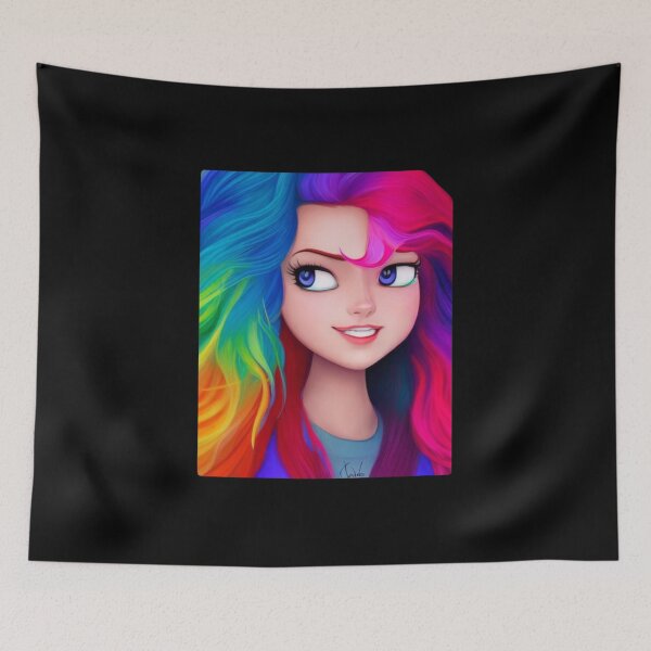 Item preview, Vibrant fierce female  designed and sold by Gigglyvibes.