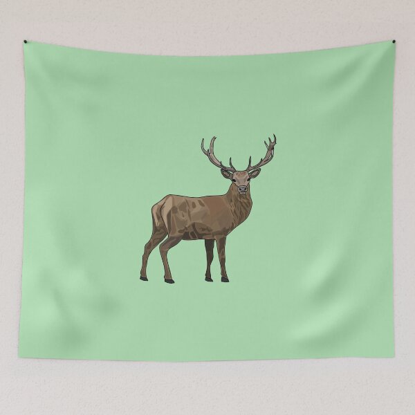 Item preview, Deer cartoon illustration designed and sold by Misscartoon.
