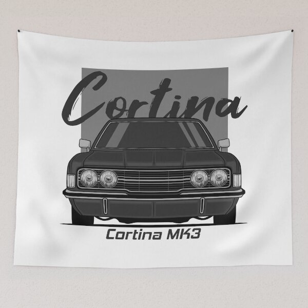 Item preview, Front Black Cortina MK3 Classic designed and sold by goldentuners.