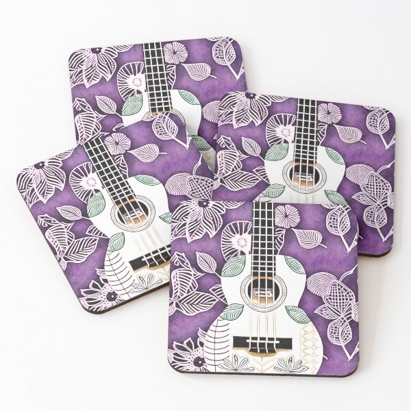 Item preview, Ukulele Flower designed and sold by piesdesignart.